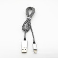 Nylon geflochtenes USB-Datenkabel für iPhone5